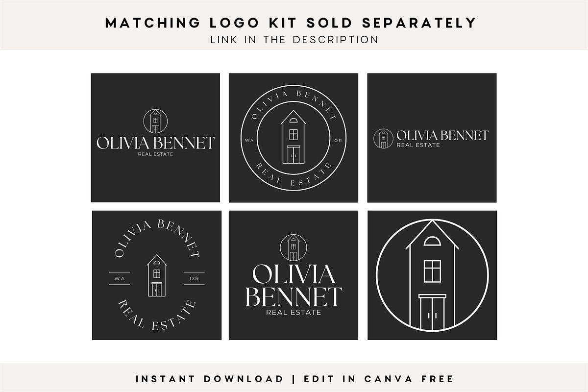 Real Estate Business Cards | Canva, a Business Card Template by BrandhavenStudio (Photo 10 of 10)