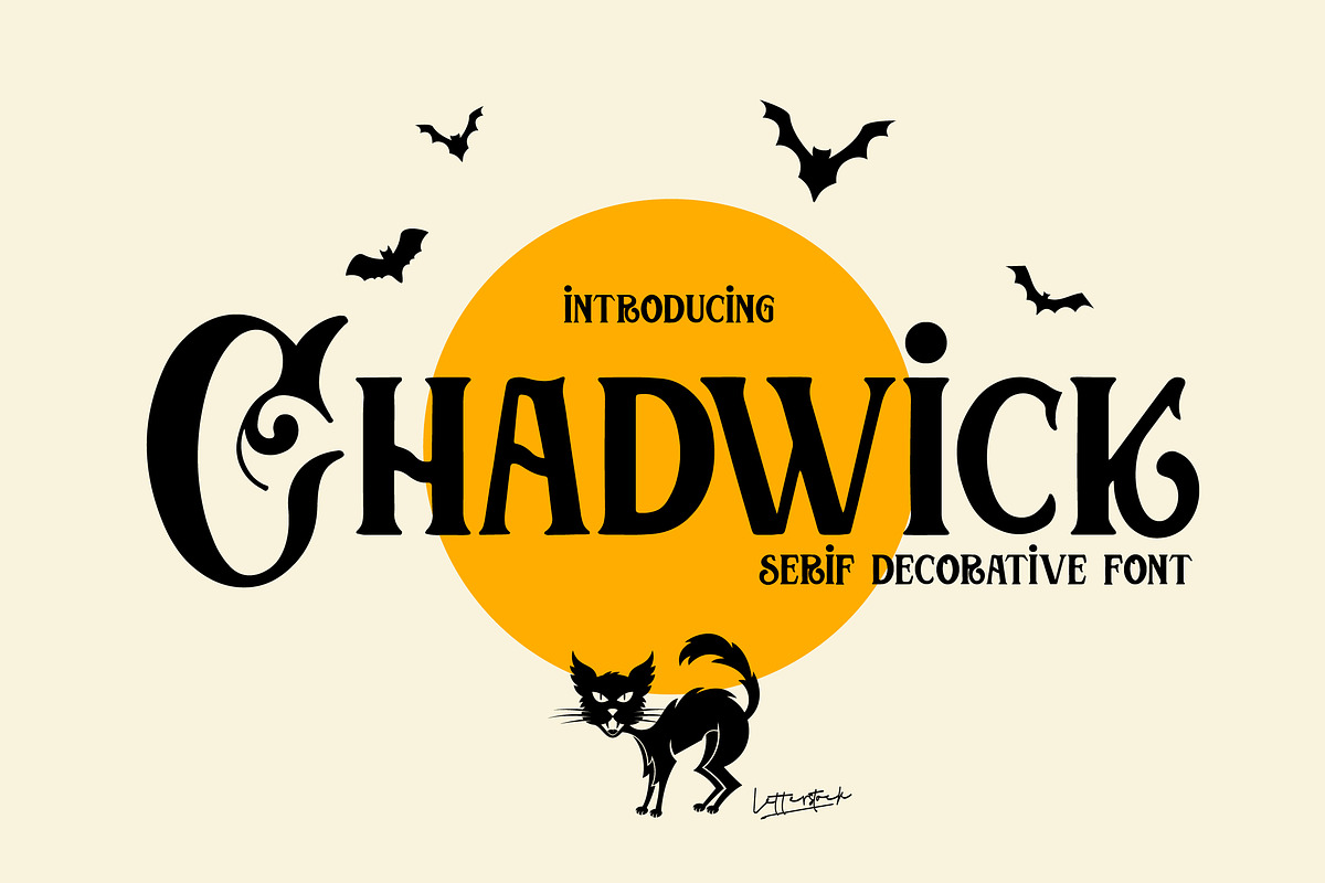 Chadwick, a Serif Font by LetterStock (Photo 1 of 6)