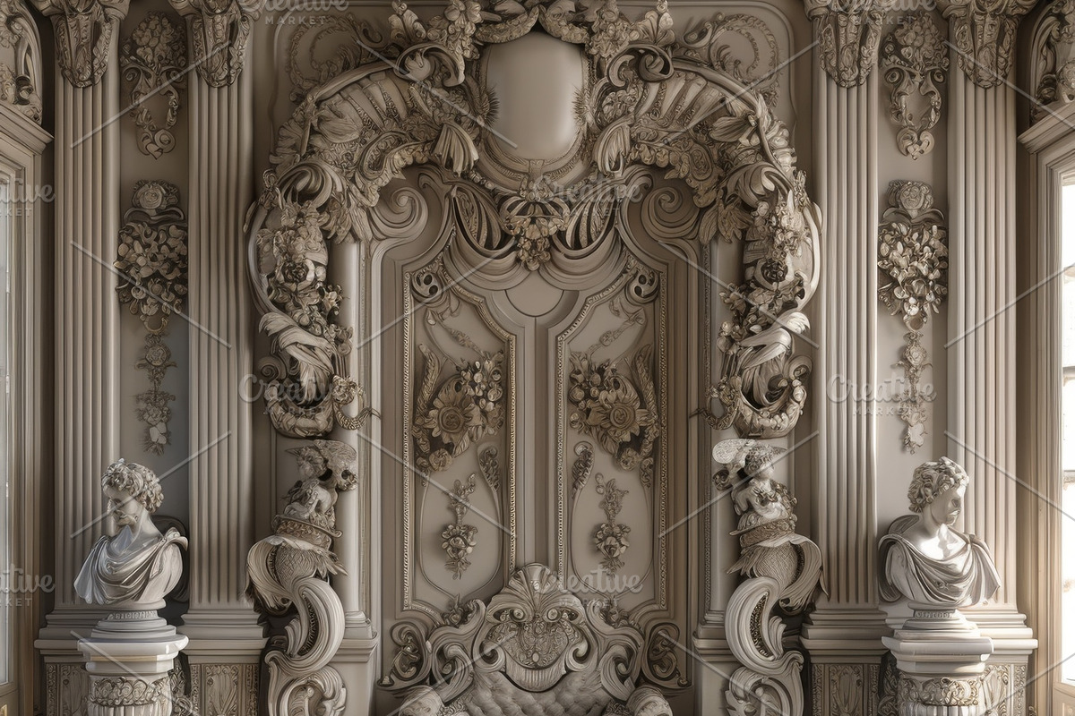 62 Rococo patterns, an Architecture Photo by Handmadefont (Photo 38 of 65)