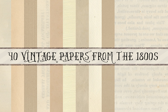 1800s Paper Pack 40 Hi-Res JPGs preview 4