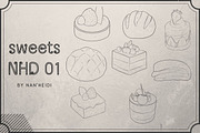 25 Sweets NHD 01 Procreate brushes, a Brush Add-On by Nan'Heidi (Thumbnail 5 of 5)
