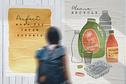 Recyclable plastic, an Illustration by Olga Bonitas (Thumbnail 6 of 7)