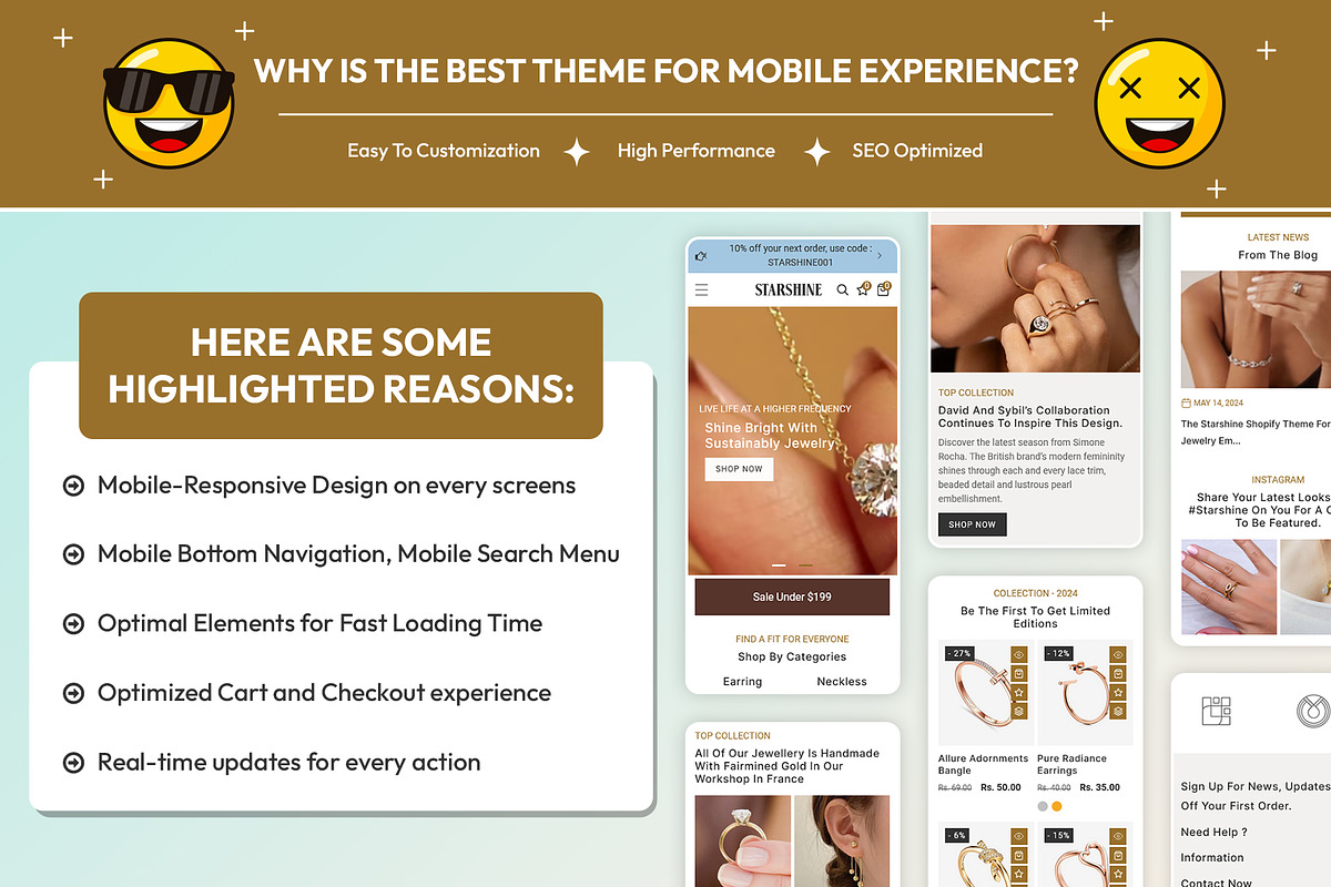 Jewelry Store Shopify Theme, a Shopify Template by LogicGo Shopify Experts (Photo 2 of 8)