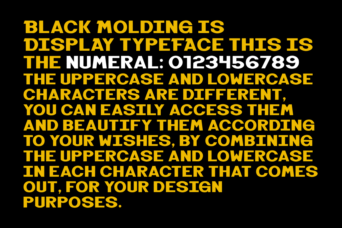 Black Molding – Industrial Sans, a Sans Serif Font by Fikryal Studio (Photo 13 of 15)