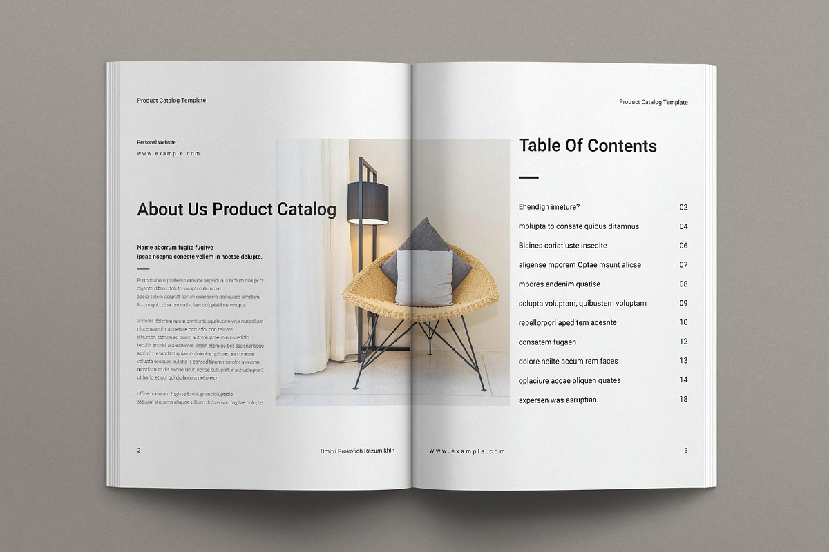 Product Catalog Template, a Brochure Template by E-Type (Photo 2 of 8)