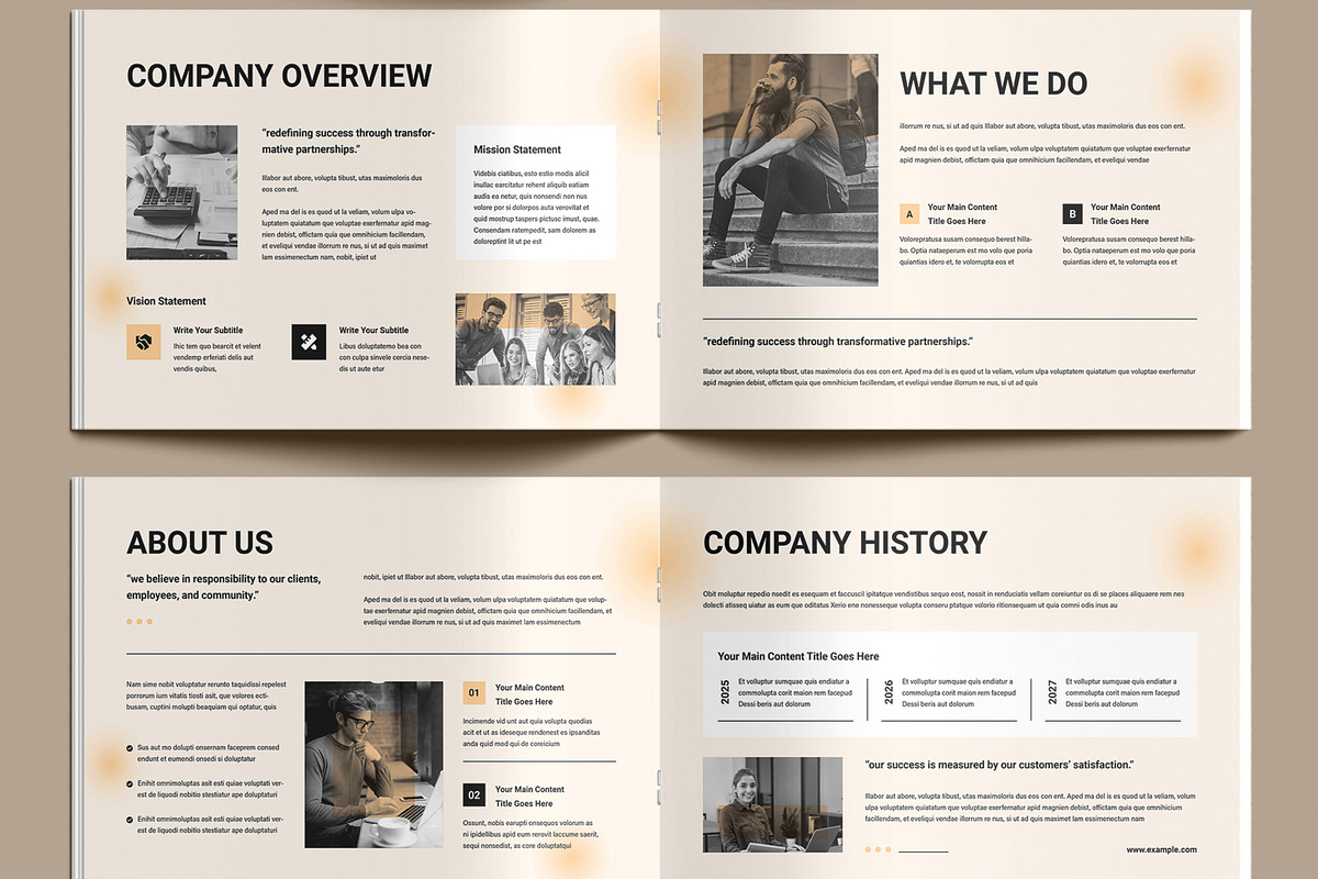 Professional Company Profile, a Brochure Template by MightyDesign (Photo 4 of 9)
