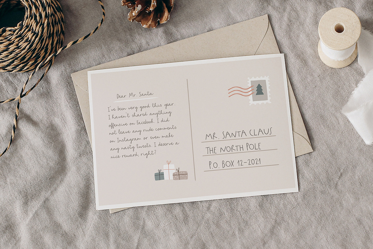 Wintery Holidays font duo, logos, a Script Font by Tabita's shop (Photo 2 of 18)