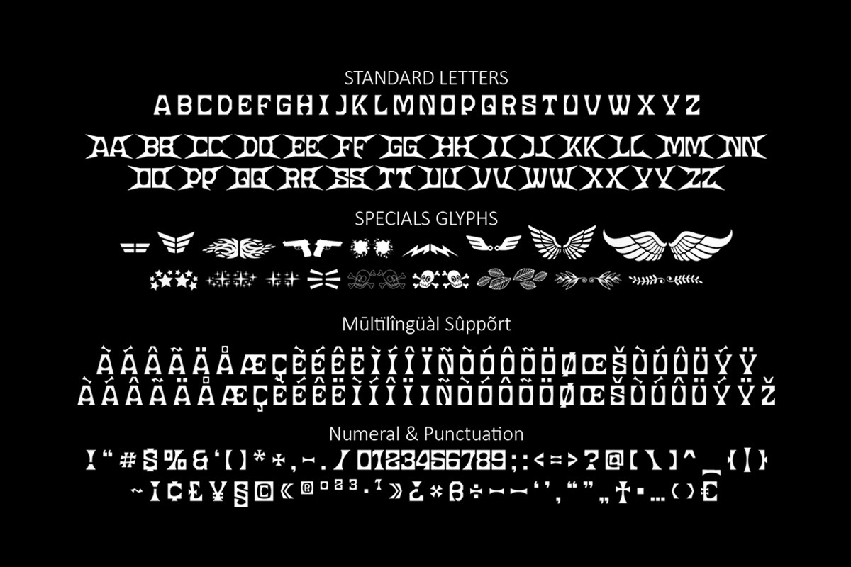 MOONSILVER - Display Font, a Font by HIRO.std (Photo 10 of 10)