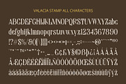 Valacia Stamp, a Serif Font by Craft Supply Co. (Thumbnail 8 of 8)