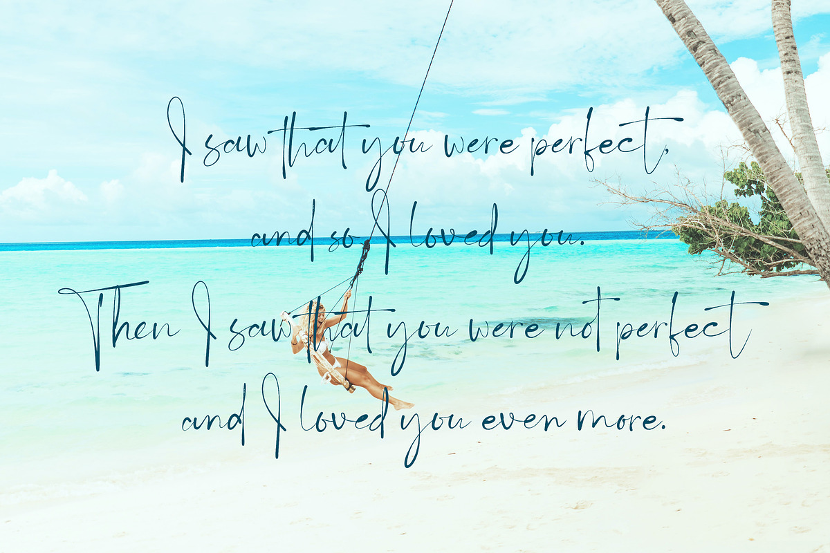 Ballonest | Handwritten Font, a Script Font by Madhaline Studio (Photo 11 of 15)
