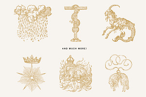 Vintage Occult Illustration Pack