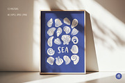 Sea Shells Whimsical Collection, an Object Graphic by Alena Koval (Thumbnail 14 of 19)