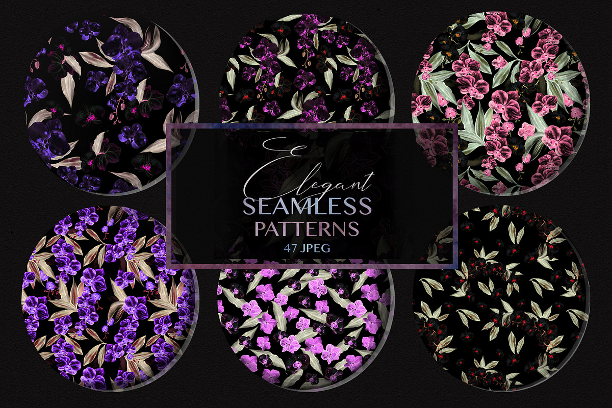 ELEGANT FLOWERS PATTERNS, a Pattern Graphic by Knopazyzy (Photo 11 of 18)