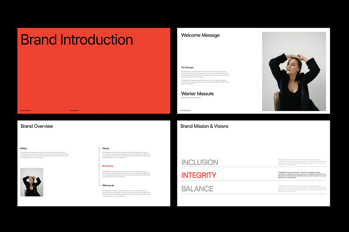 Minimal Brand Guide, a Branding & Logo Template by Devators (Photo 3 of 6)