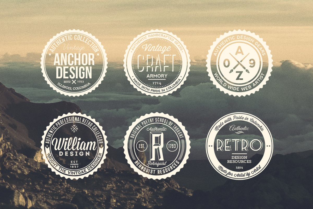 11 Trendy Vintage Badges Volume 1, a Branding & Logo Template by Yusof Mining (Photo 4 of 5)