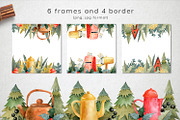 Watercolor Christmas Houses, an Illustration by annasokol_ (Thumbnail 6 of 9)