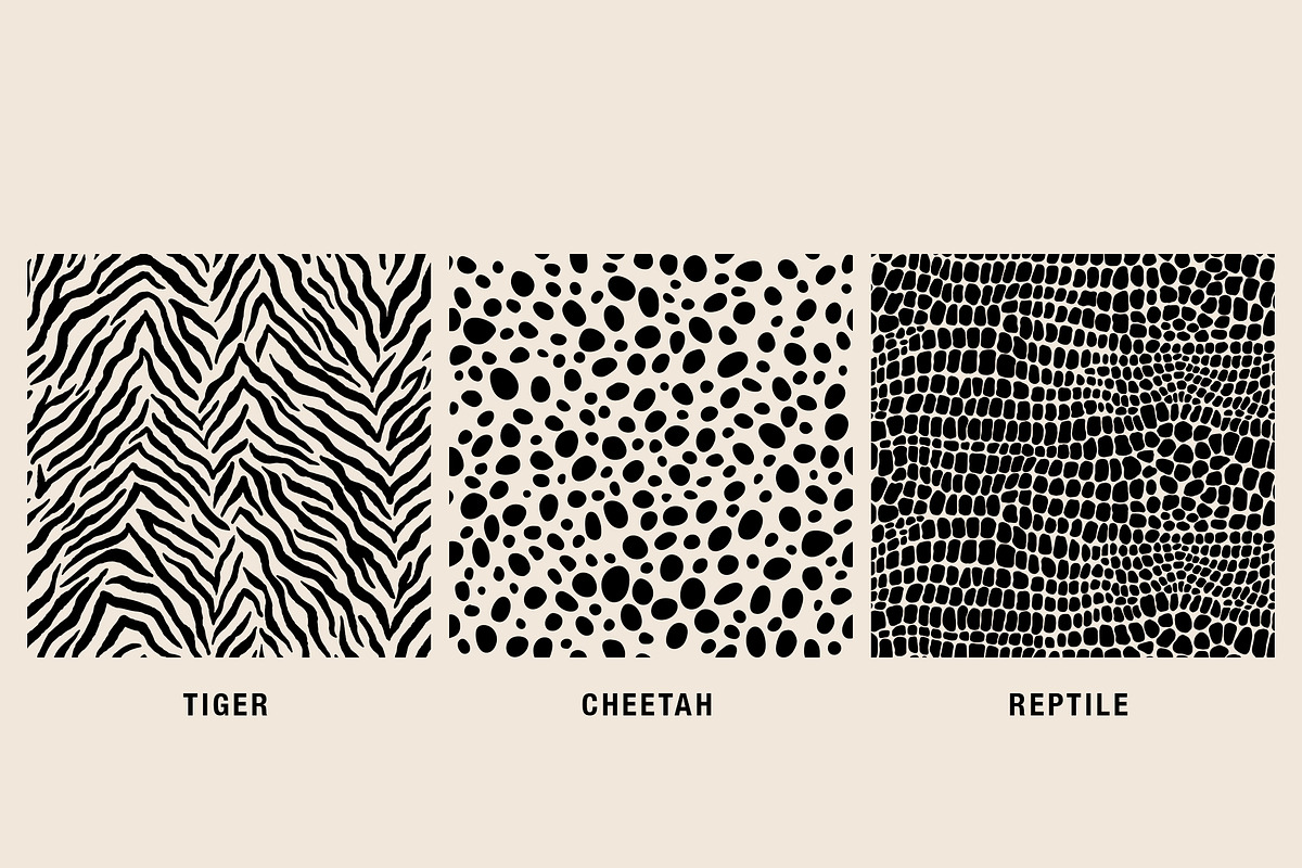 Seamless Repeating Animal Patterns