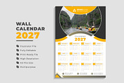 Wall Calendar 2027, a Stationery Template by pixelcreatx (Thumbnail 2 of 5)