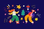 Merry Christmas and Happy New Year!, a Seasonal Illustration by MoleskoStudio (Thumbnail 7 of 27)
