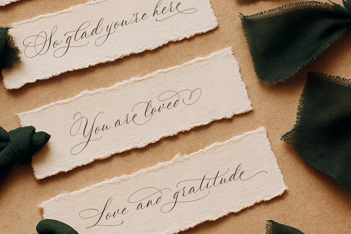 La Rumba - Modern Calligraphy Font, a Font by Blessed Print (Photo 9 of 20)