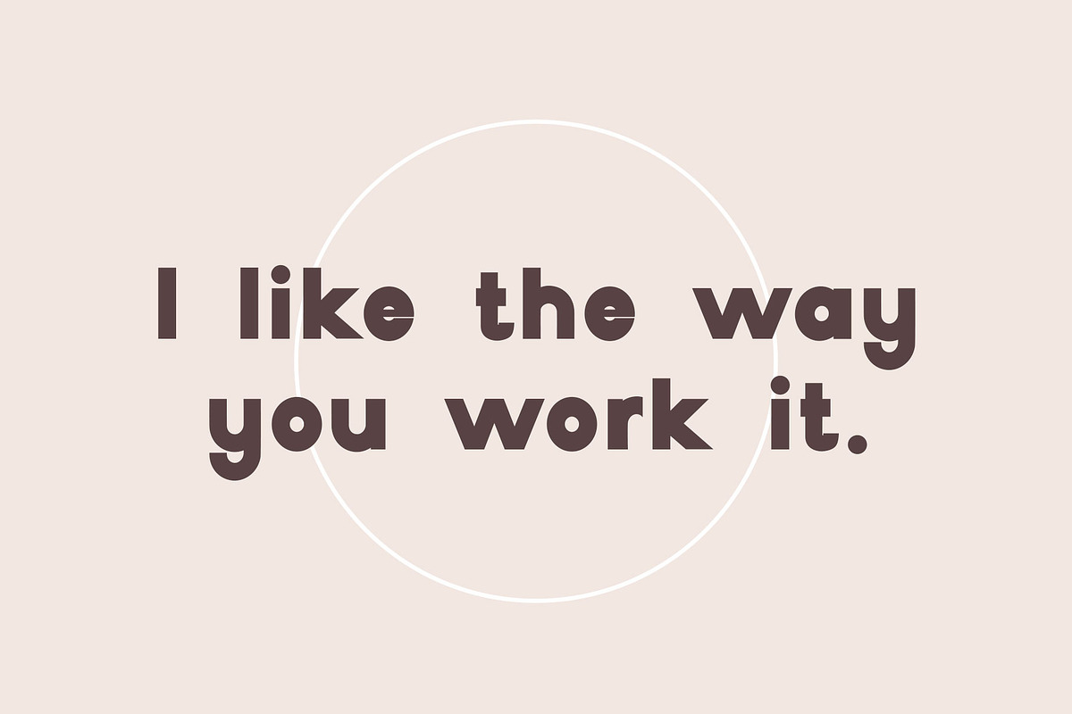 Geometrique | Sans Font Family preview 5