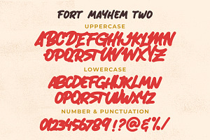 Fort Mayhem - Bold Marker Font