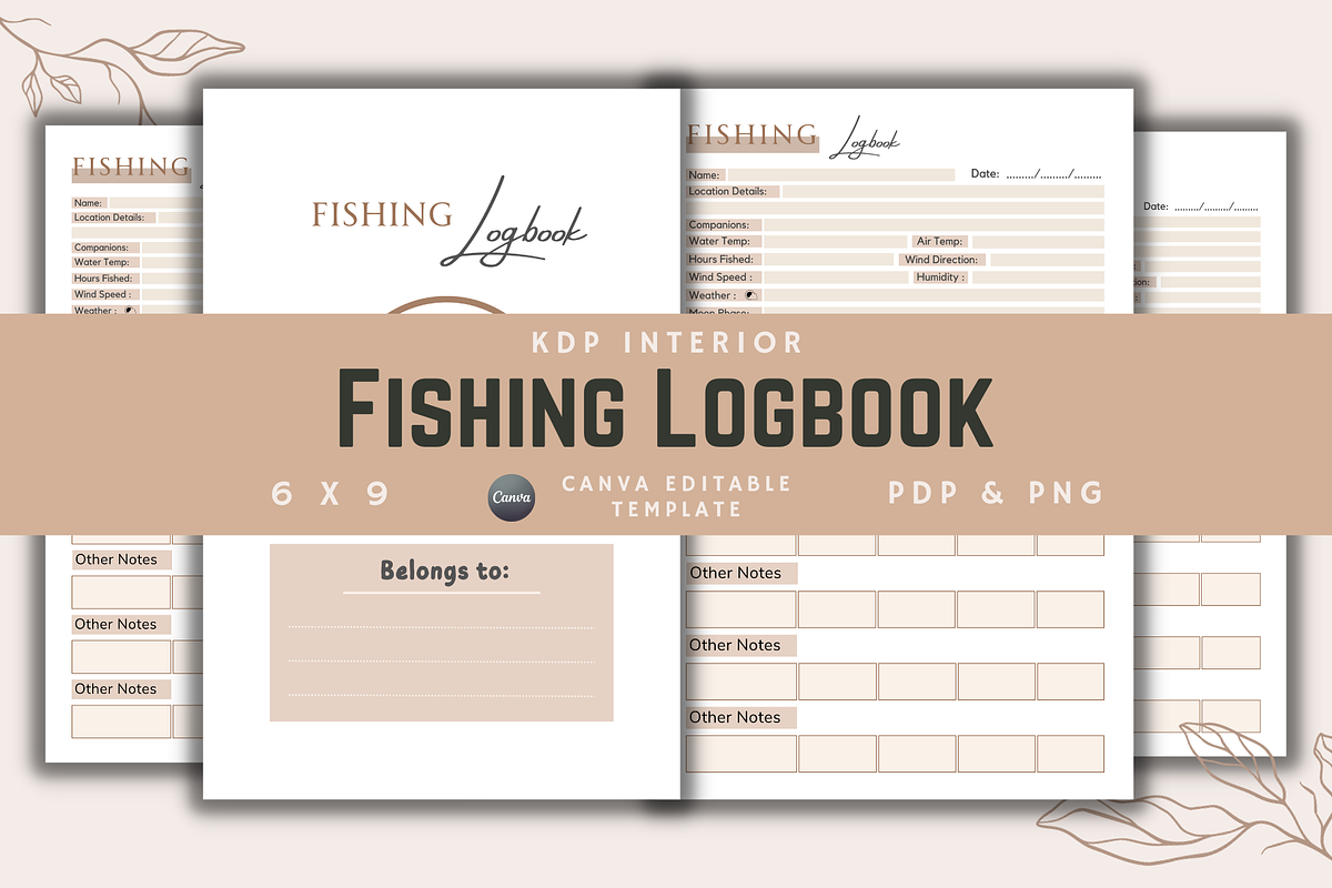 Fishing Logbook, a Templates & Theme by KDPISH (Photo 1 of 4)