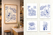Whimsical Wine Doodle Pack, a Food Illustration by SunnJaneArt (Thumbnail 7 of 16)
