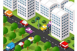 Isometric 3D illustration of the, a Person Illustration by AlexZeL