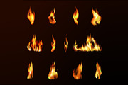 Fire Set, an Object Graphic by Elena Lux (Thumbnail 1 of 3)