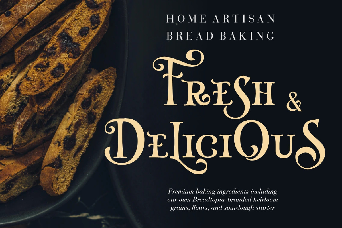 Misteri - Whimsical Font!, a Serif Font by Burhan Afif (Photo 5 of 7)