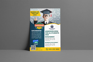 Education Flyer Design, a Flyer Template by Hzai-Designs (95)