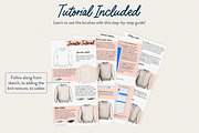 Sweater Knit Brushes For Procreate, a Brush Add-On by Wooly Pronto (Thumbnail 11 of 11)