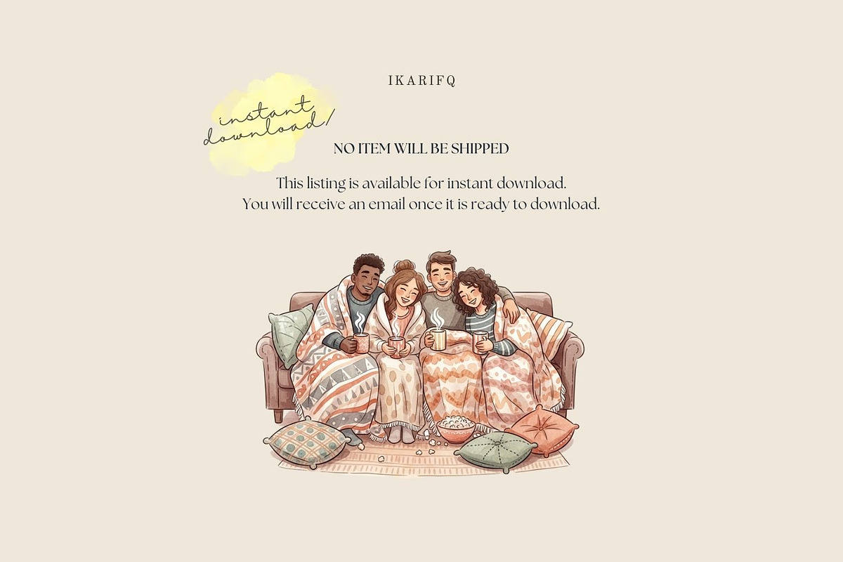 Movies Sticker set, an Illustration by ikarifq shop (Photo 7 of 7)
