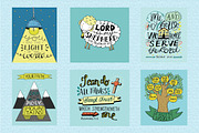 BUNDLE 62 colorful BIBLE VERSES, an Education Illustration by Ola-la-la (Thumbnail 3 of 16)