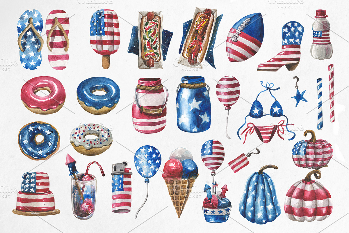 Patriotic set, an Object Graphic by Design X0 (Photo 2 of 8)