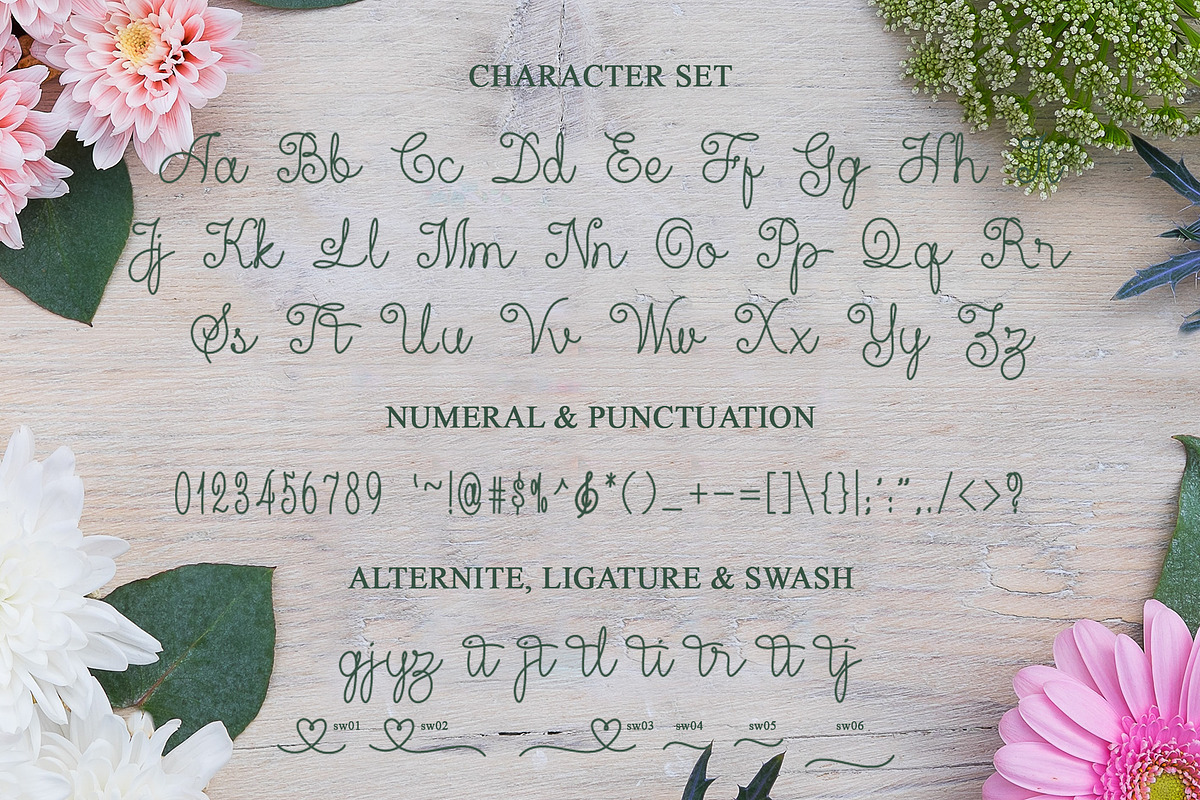 Weather Line - Line Style, a Script Font by Akfa Studio (Photo 6 of 7)