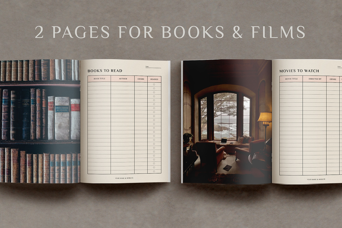 Aesthetic Planner & Calendar, a Stationery Template by Anatartan Design (Photo 9 of 27)