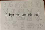 Science Lab Clipart Set, an Education Illustration by Palau (Thumbnail 7 of 10)