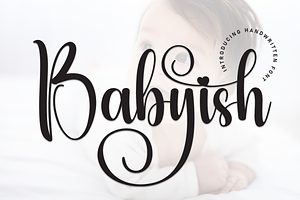 Babyish Script Font