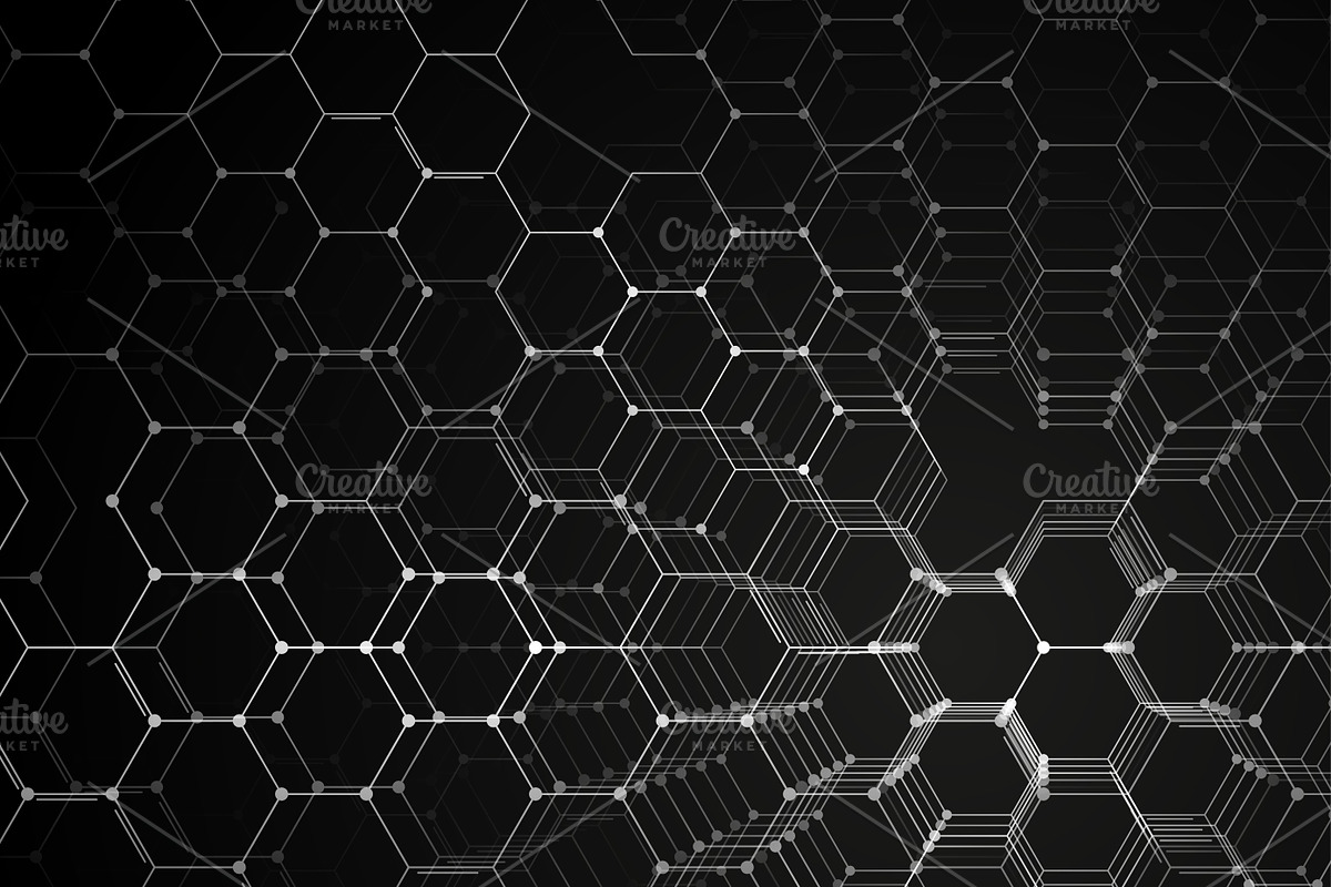 Chemistry 3D pattern B.C., a Healthcare Illustration by VectorShop (Photo 2 of 6)