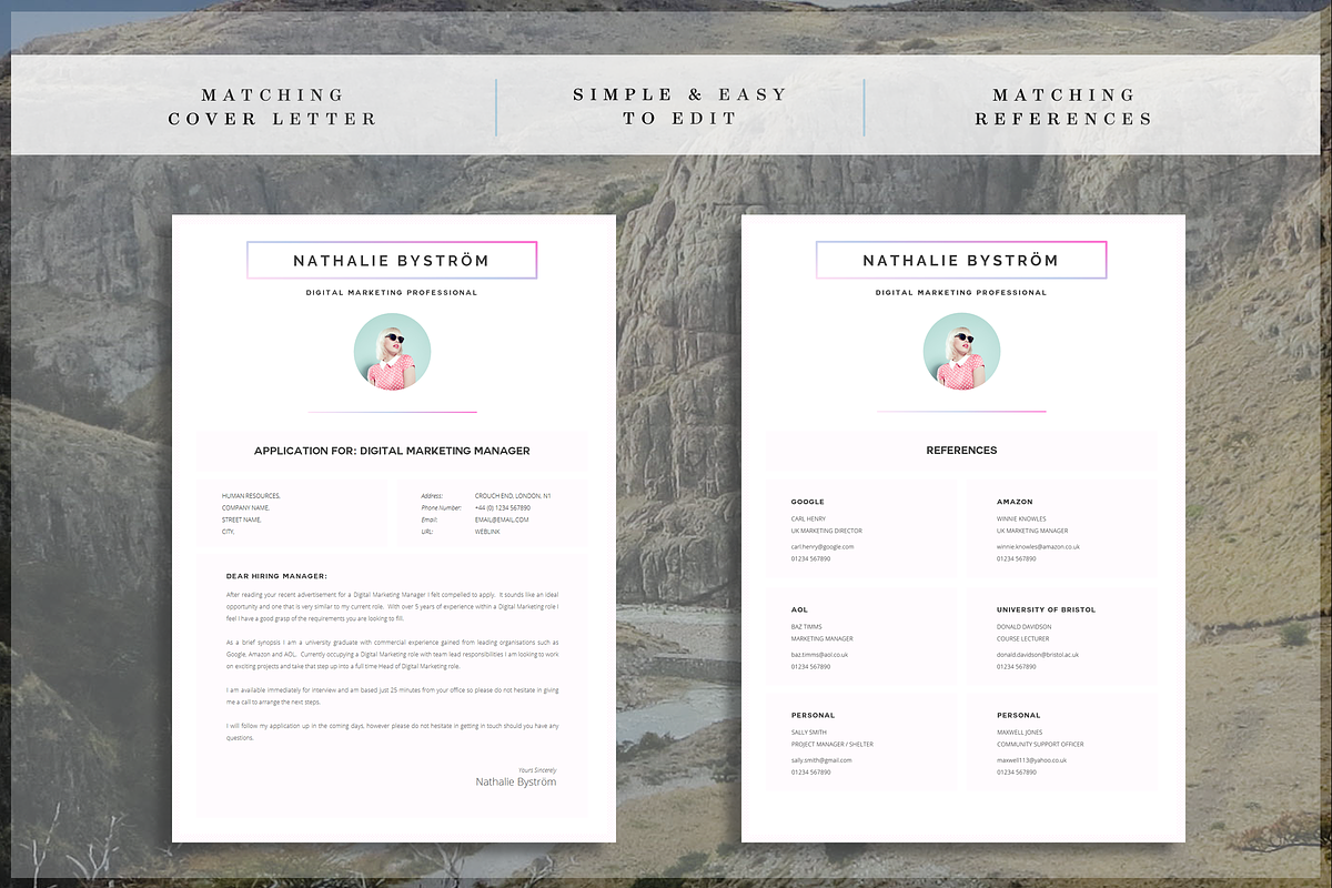 CV Template, a Resume Template by introDuice - CV / Resumes (Photo 4 of 6)