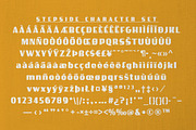 Stepside | Retro Display Font, a Sans Serif Font by StudioWorks (Thumbnail 9 of 10)