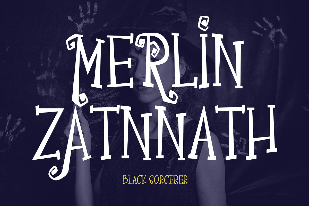 Magicullos Halloween Display Font, a Serif Font by Maulana Creative (Photo 2 of 7)