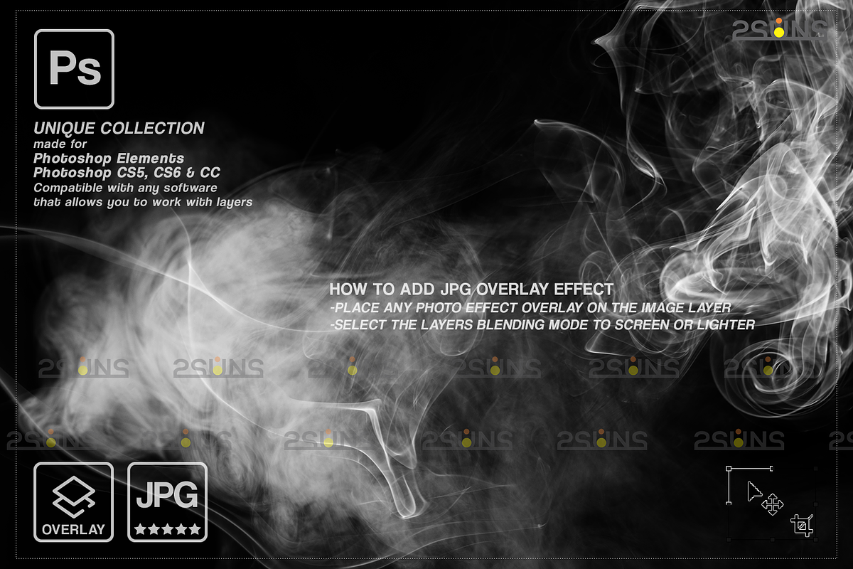 White smoke photo overlay, Fog, an Object Graphic by 2SUNS (Photo 2 of 9)