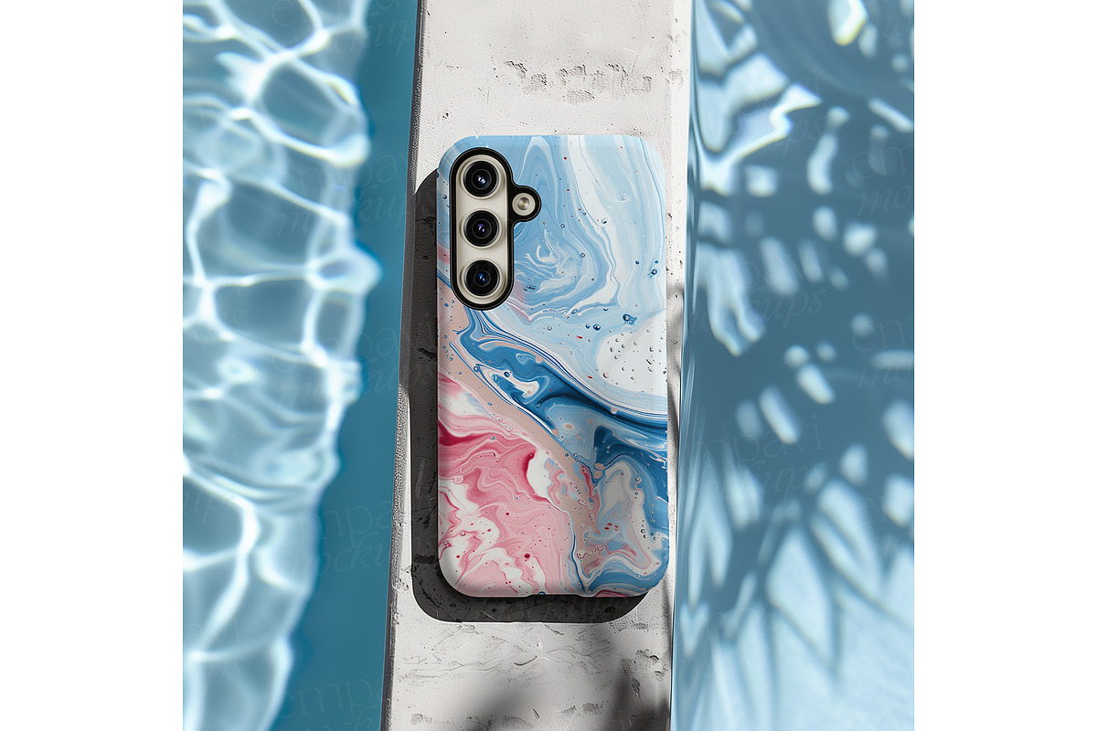 Phone Case Mockup, Galaxy S24 Mockup, an Android Mockup by EmpaviMockups (Photo 4 of 6)