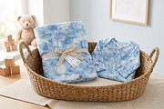 Soft Blue Floral Pattern, a Pattern Graphic by texvogue (Thumbnail 8 of 12)