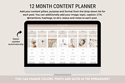 Social Media Planner Google Sheets, a Social Media Template by SunshineStudioBoutique (Thumbnail 8 of 9)