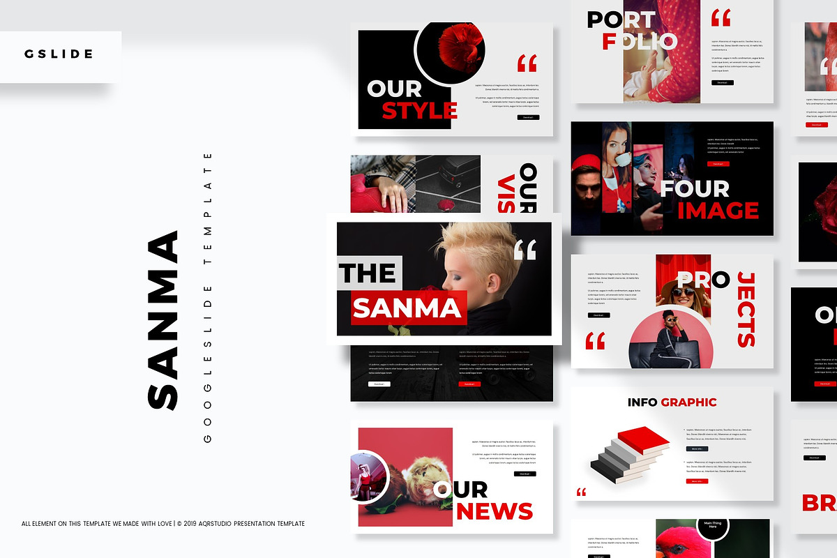 Sanma - Google Slides Template, a Presentation Template by AQR Studio (Photo 1 of 4)