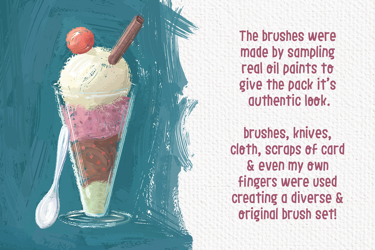 Outstanding Oil Paint Brushes, a Brush Add-On by The Artifex Forge (Photo 2 of 10)